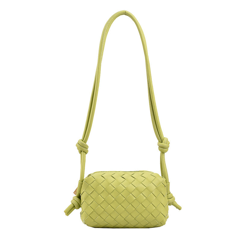 Woven Small Square Bag Retro Candy Color