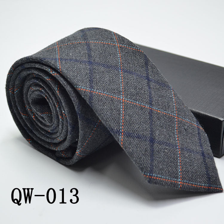 Super Narrow Wool-like Elegant Men's Tie