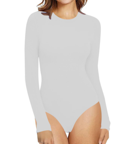 Commuting Style Thong Bodysuit