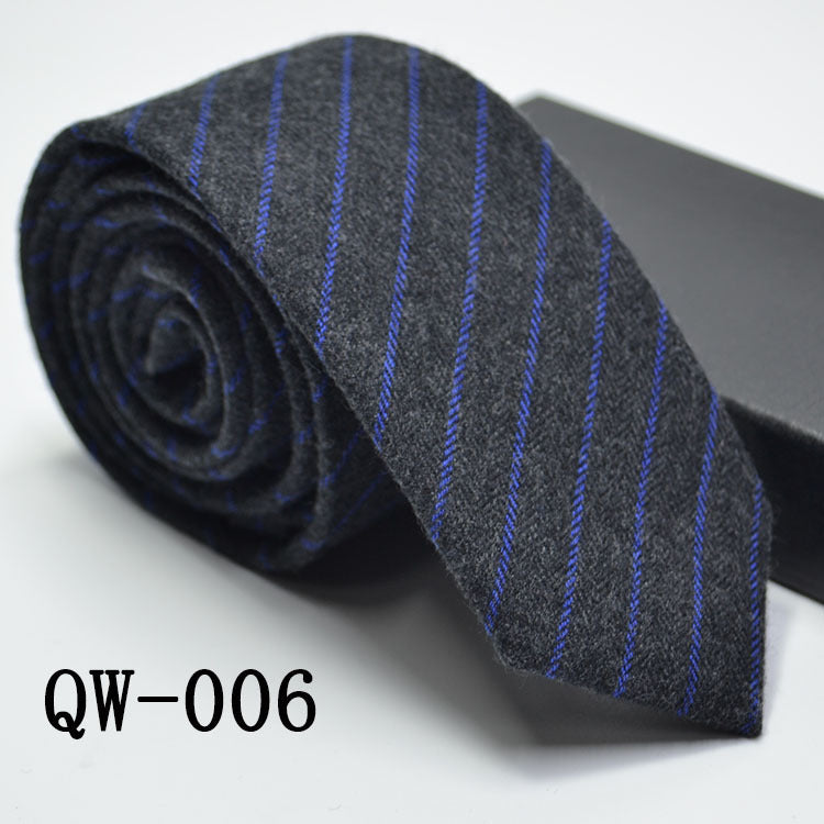 Super Narrow Wool-like Elegant Men's Tie