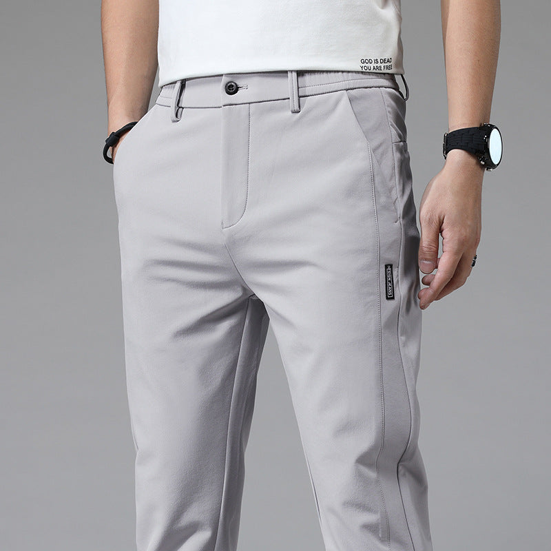 Men's Fashionable Elastic Waist Ultra-thin Casual Pants