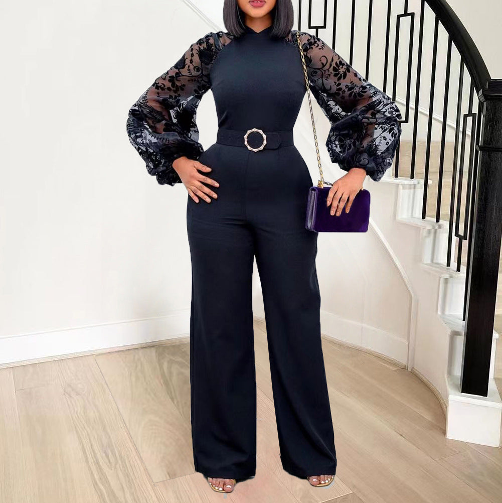 Plus Size Women's Wide Leg Jumpsuit