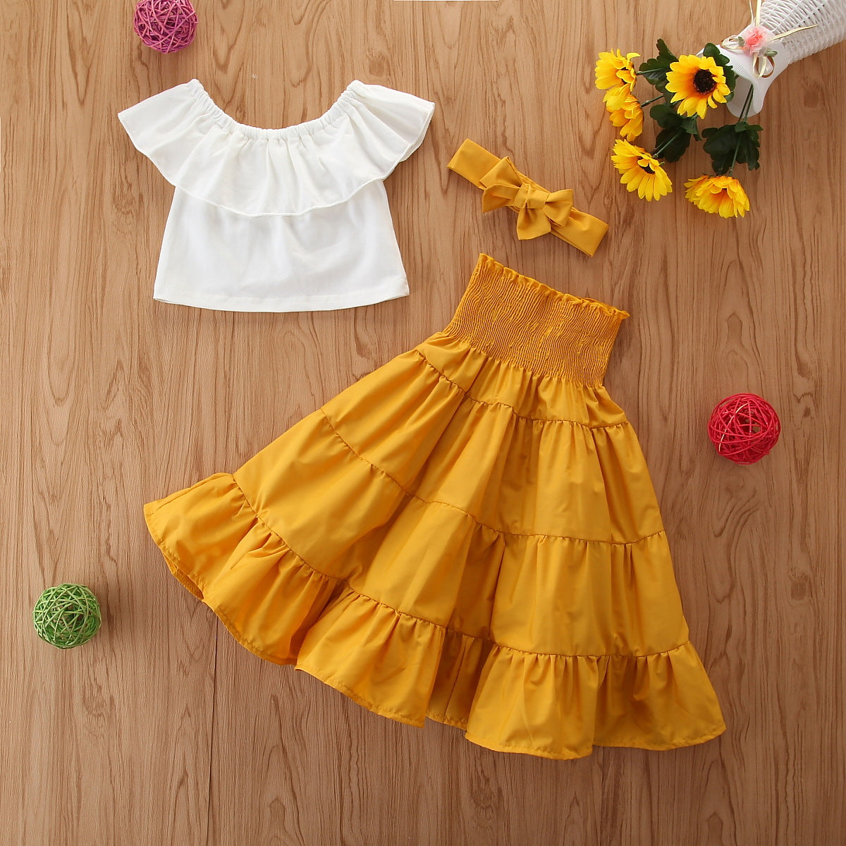 Baby Summer Top and Skirt Set