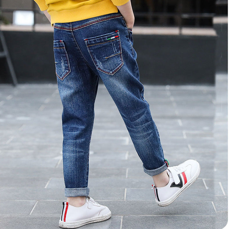 Boys' denim trousers