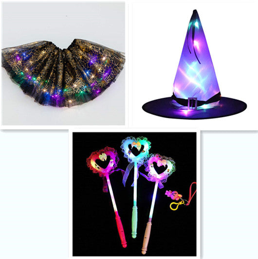 Luminous  LED Tutu Sequins Shiny Skirt