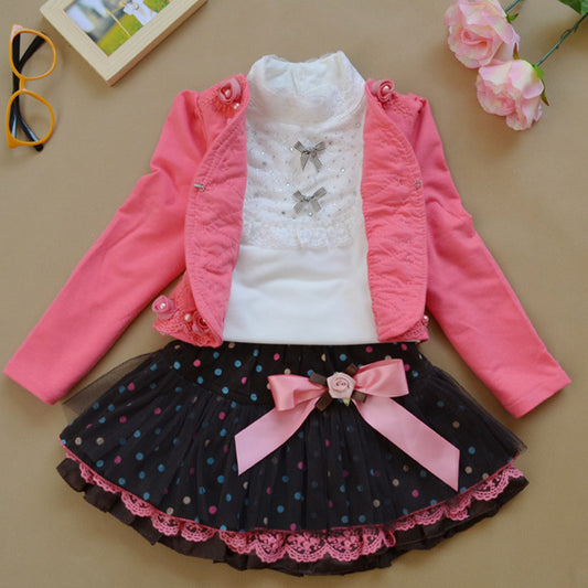 Ruffle Three Piece Set for Girls