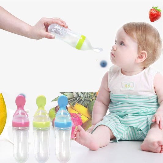 Newborn Baby Feeding Bottle Spoon Feeder