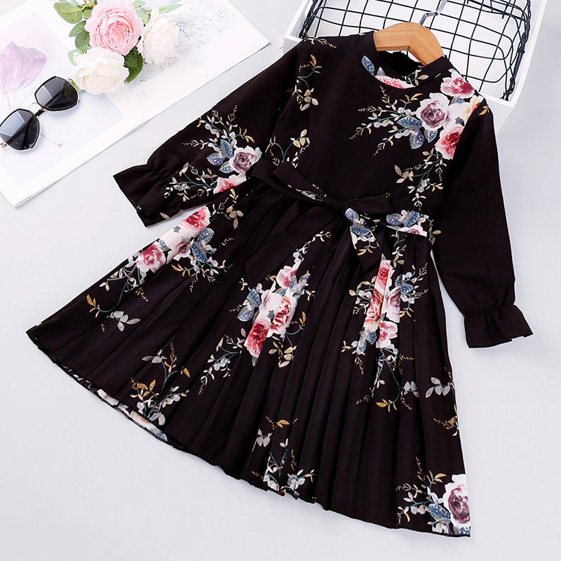 Explosive Kids Printed Long Sleeve Dress