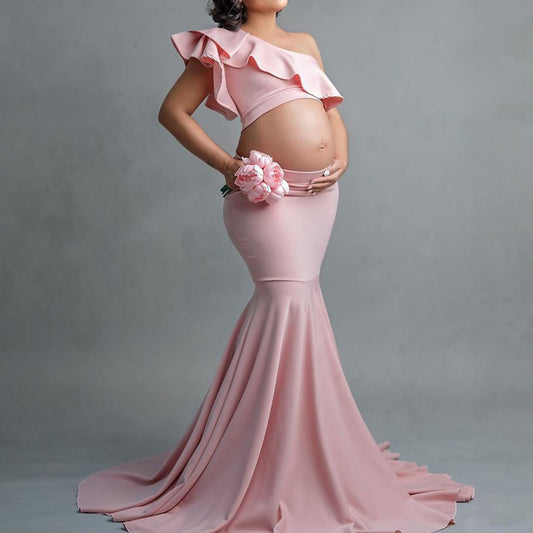 Fashion Sexy Sleeveless Long Dress For Pregnant Women