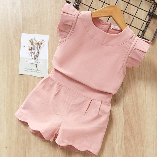 Girl T-Shirt & Shorts Suit