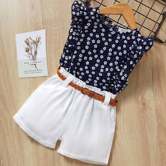 Girl T-Shirt & Shorts Suit