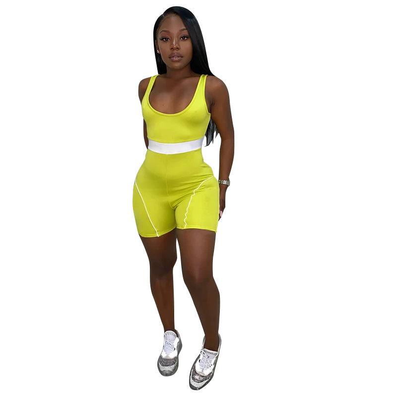 Cross-border Women's Fitted Bodysuit