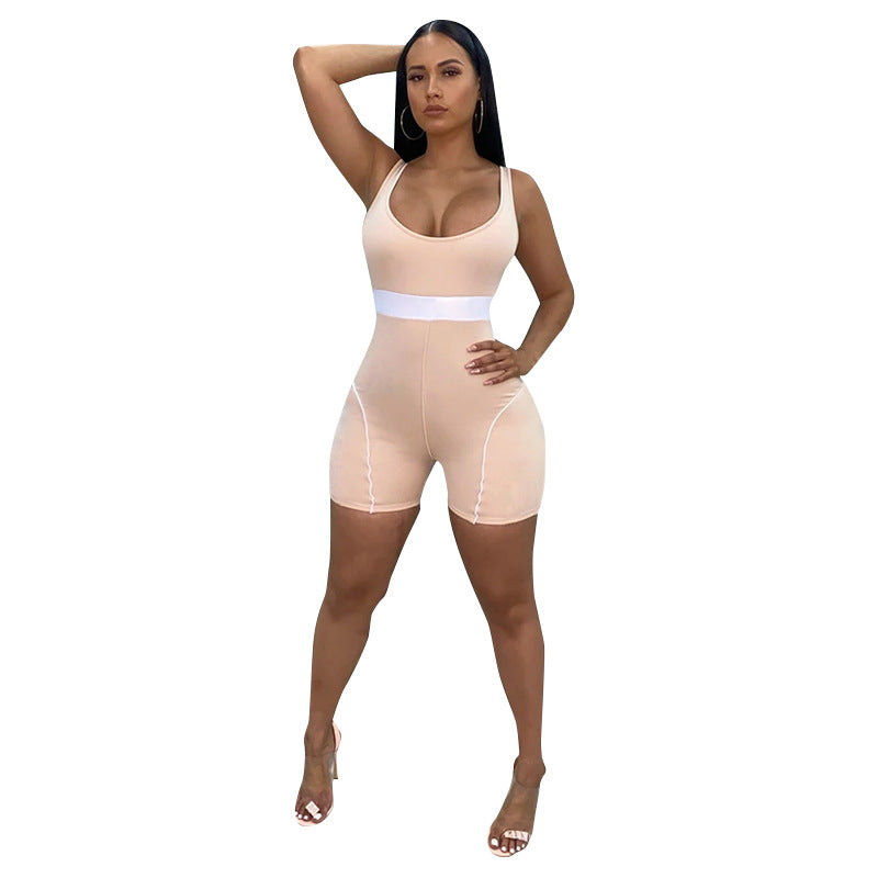 Cross-border Women's Fitted Bodysuit