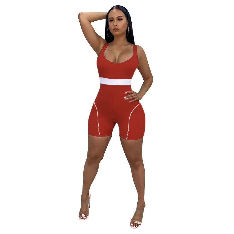 Cross-border Women's Fitted Bodysuit