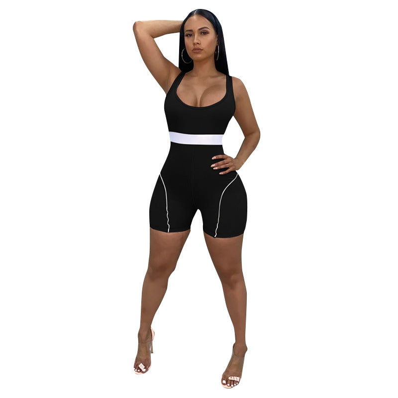 Cross-border Women's Fitted Bodysuit