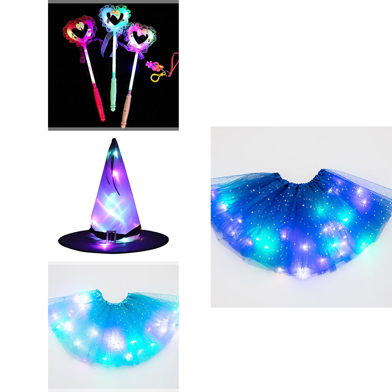 Luminous  LED Tutu Sequins Shiny Skirt