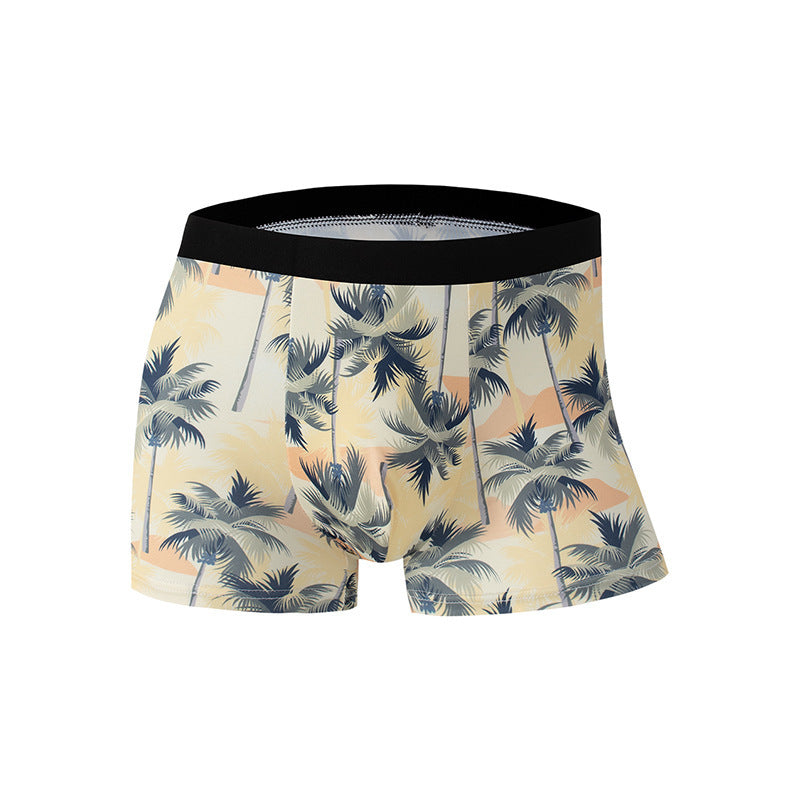 Men's Underwear Fashion Printing Arrow Loose Boxer Briefs