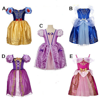 Short-Sleeved Halloween Dress Dress Children Dress