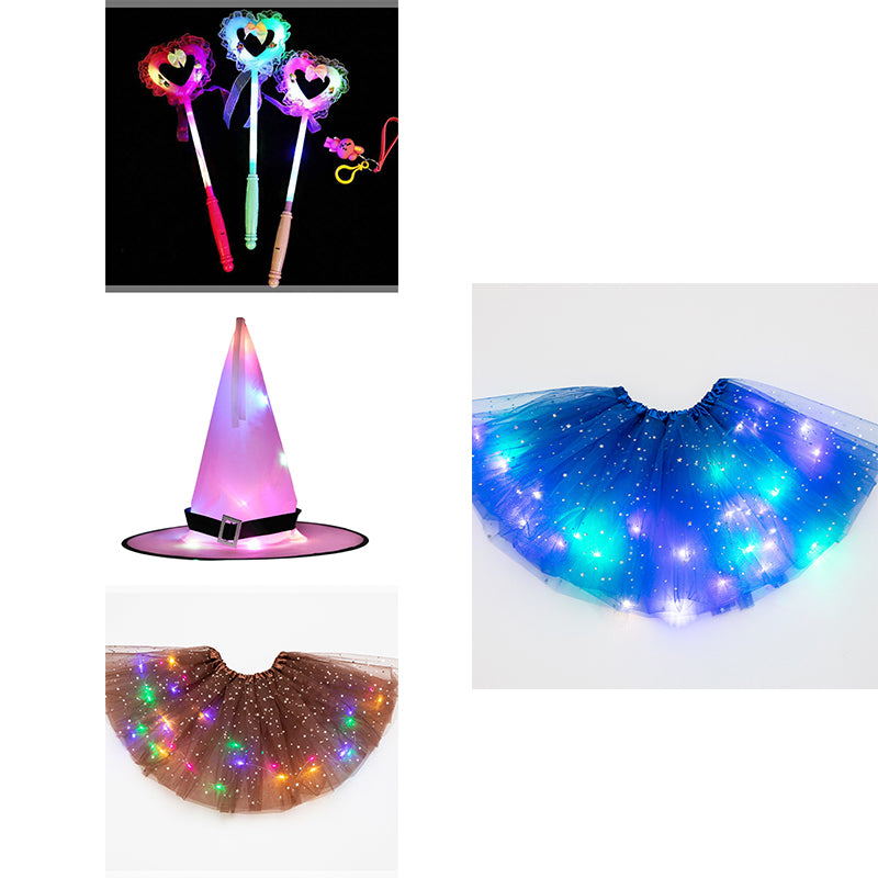 Luminous  LED Tutu Sequins Shiny Skirt