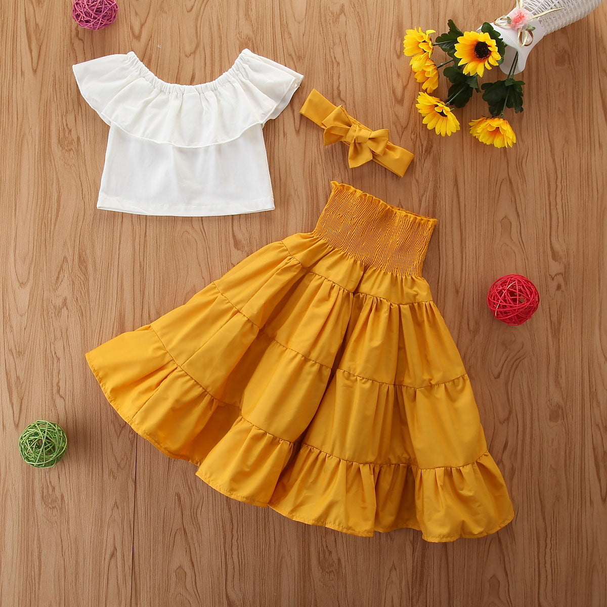 Baby Summer Top and Skirt Set