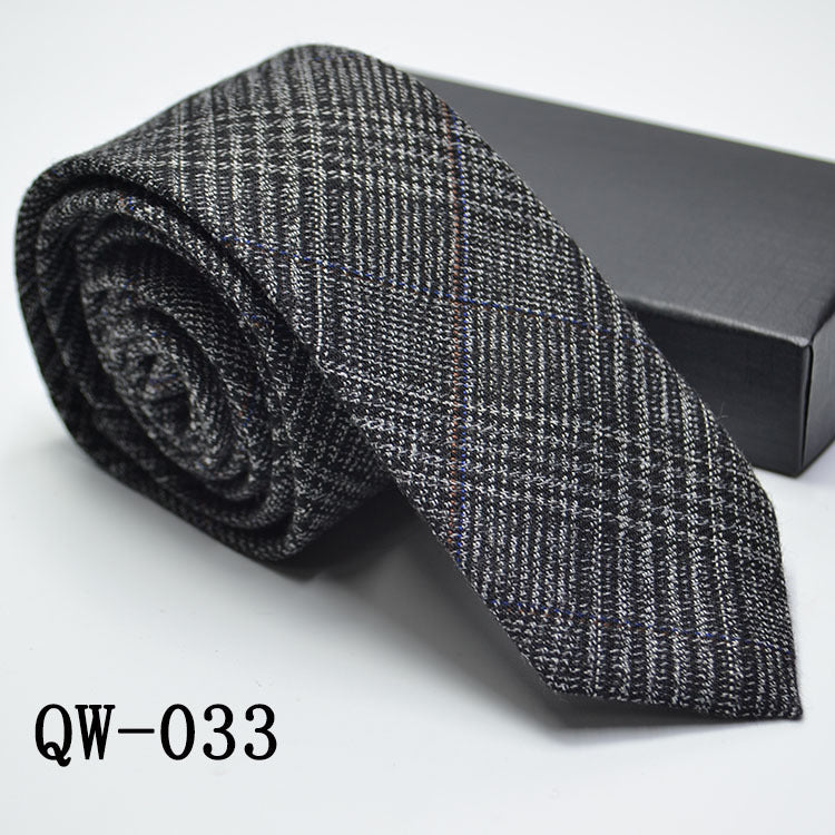 Super Narrow Wool-like Elegant Men's Tie