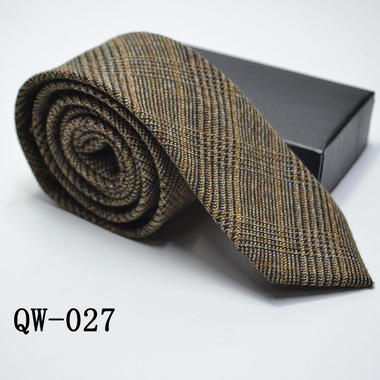 Super Narrow Wool-like Elegant Men's Tie