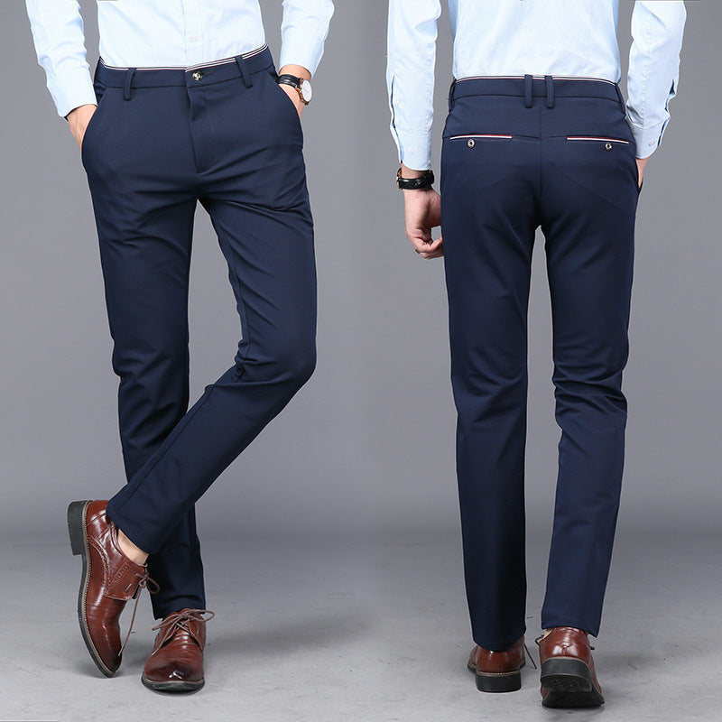 Business Elastic Casual Suit Pants