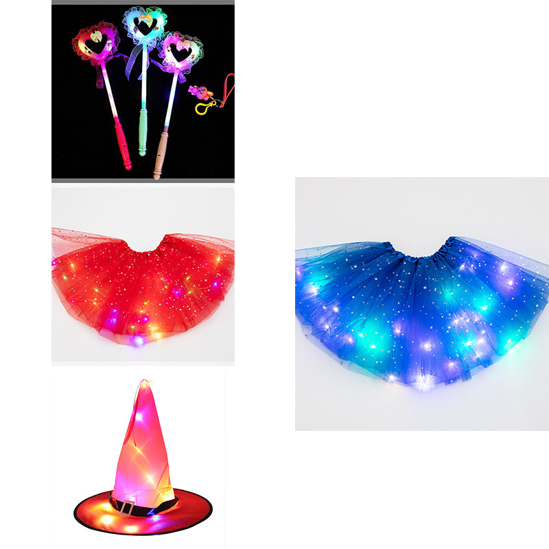 Luminous  LED Tutu Sequins Shiny Skirt