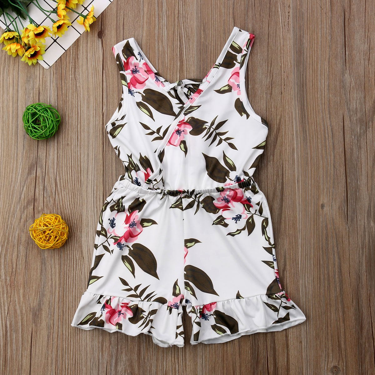 Girls Summer Floral Outfits Clothes