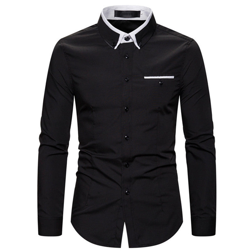 Casual Slim Fit Long Sleeve Shirt