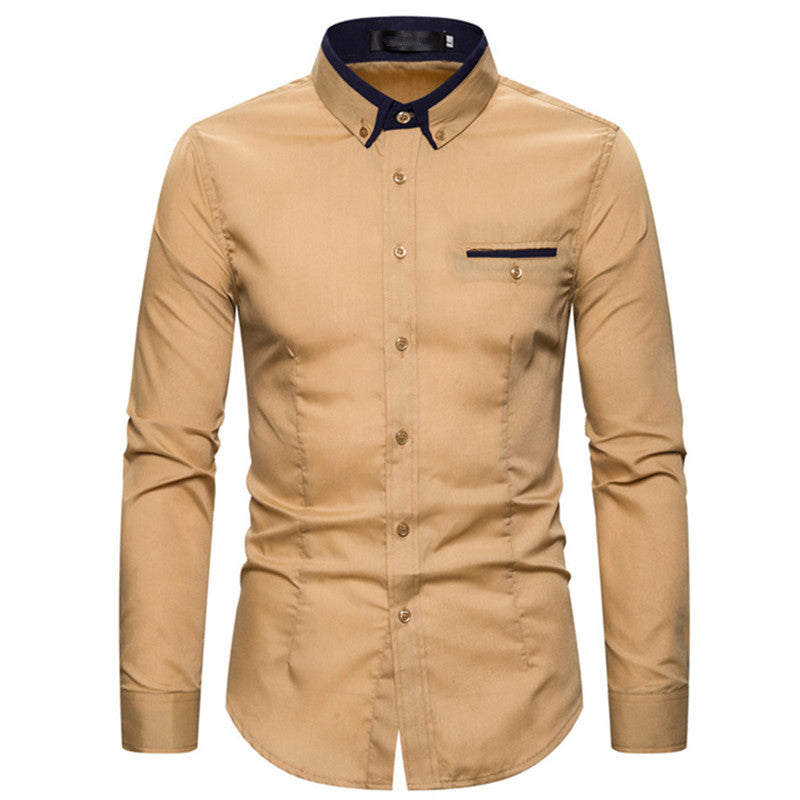 Casual Slim Fit Long Sleeve Shirt