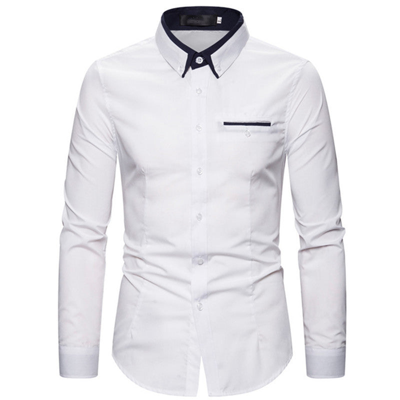 Casual Slim Fit Long Sleeve Shirt