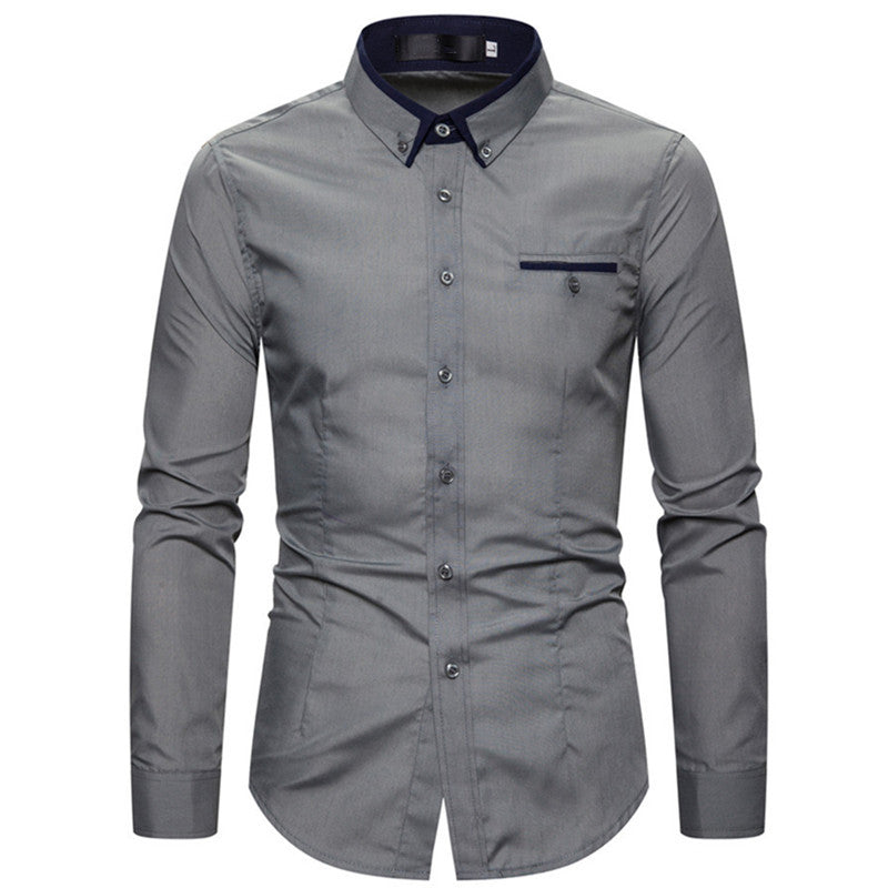 Casual Slim Fit Long Sleeve Shirt