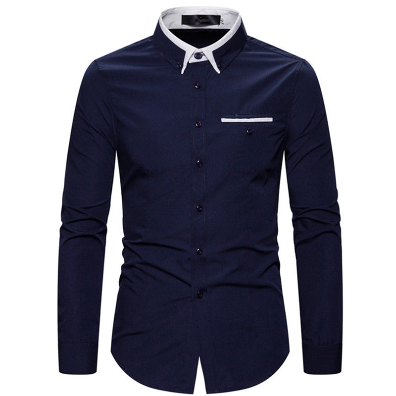 Casual Slim Fit Long Sleeve Shirt