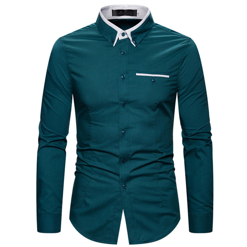 Casual Slim Fit Long Sleeve Shirt