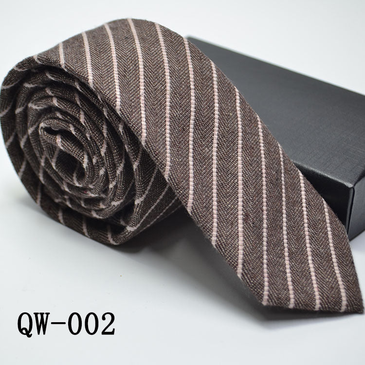 Super Narrow Wool-like Elegant Men's Tie