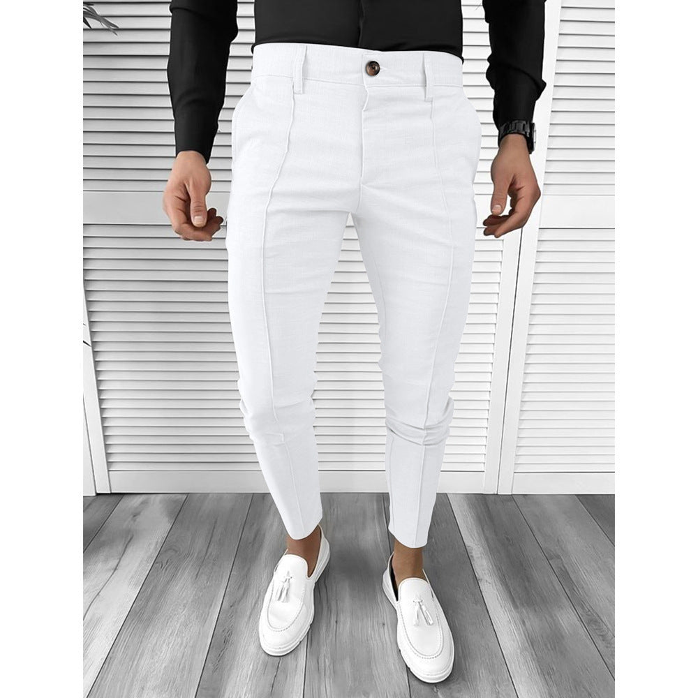 Men's Decorative Leisure Business Pants