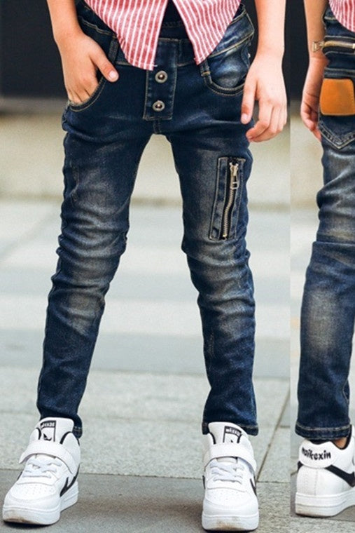 Boys stretch denim pants