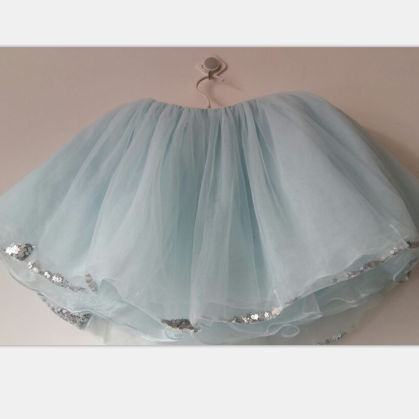 Girls' Sequined Tulle Skirt