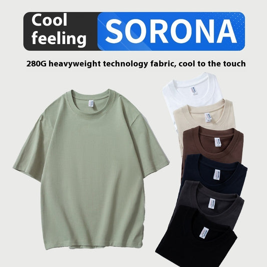 Cotton Short Sleeve 5A Antibacterial Drop Shoulder