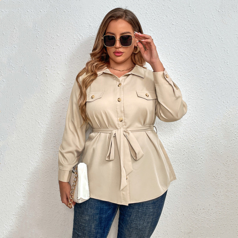 Plus Size Women Blouse Shirt