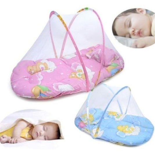 Portable Foldable Baby Bed Zipper Mosquito Net Tent Sleeping Cushion