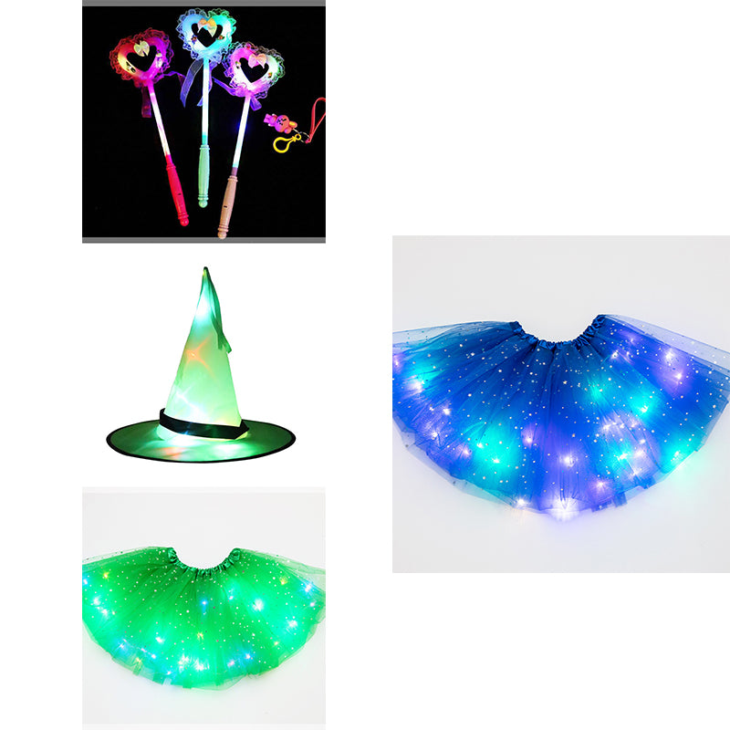 Luminous  LED Tutu Sequins Shiny Skirt