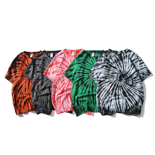 Tie-dye short sleeve T-shirt