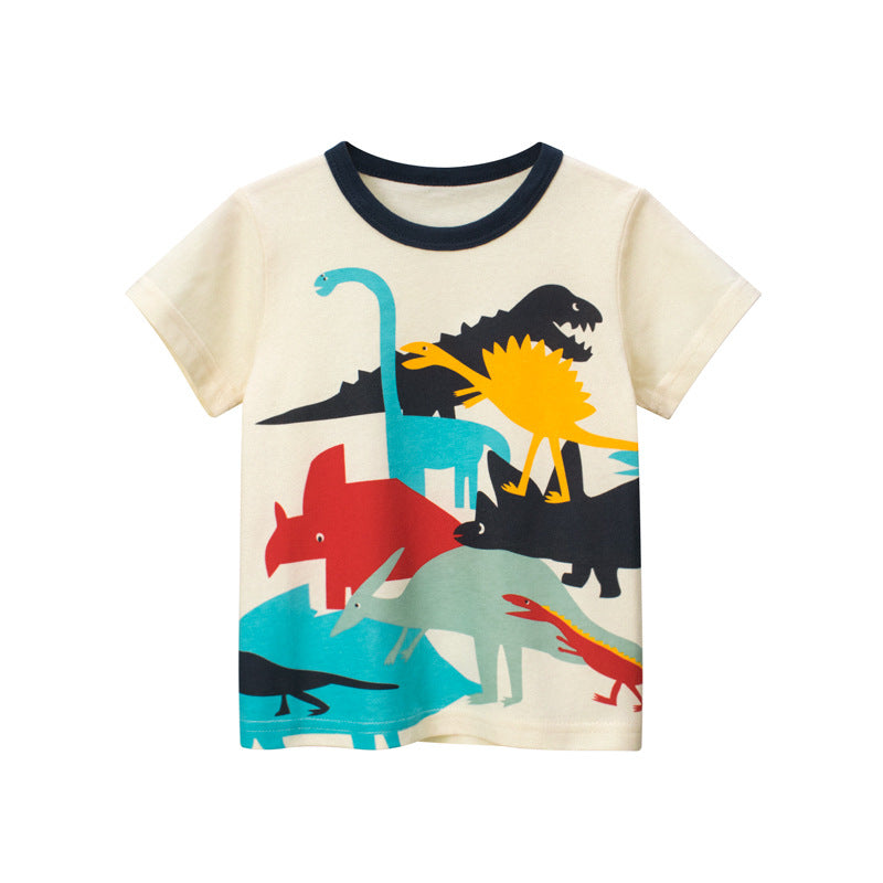 Boys Short Sleeve T-Shirt Dinosaur