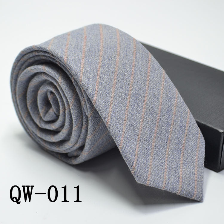 Super Narrow Wool-like Elegant Men's Tie