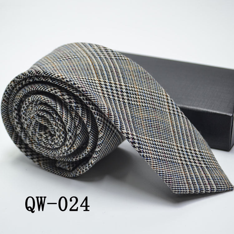 Super Narrow Wool-like Elegant Men's Tie