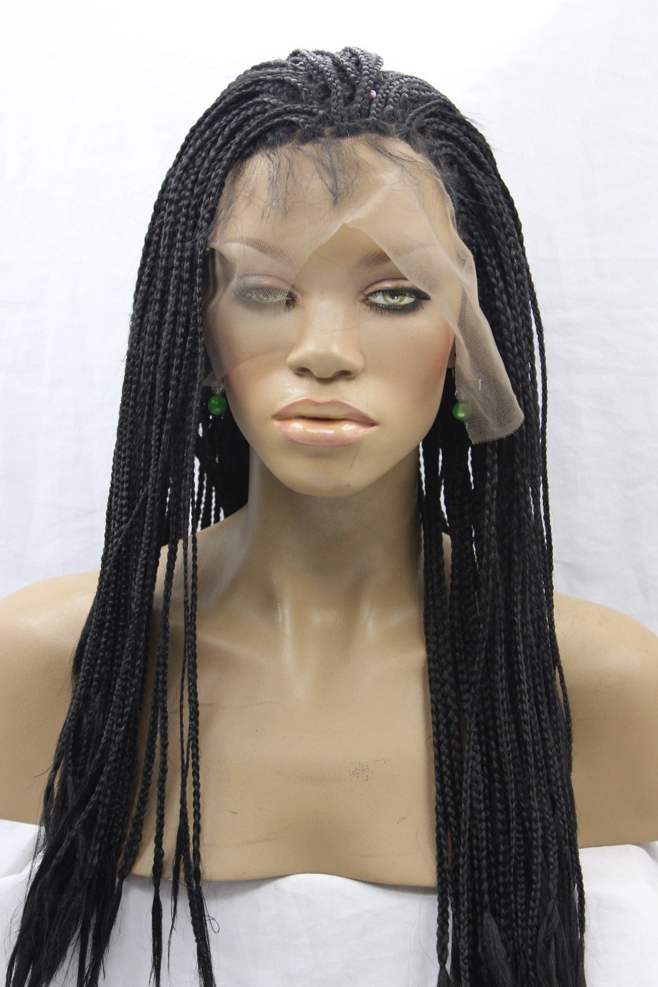 Black scorpion hair, front lace wigs