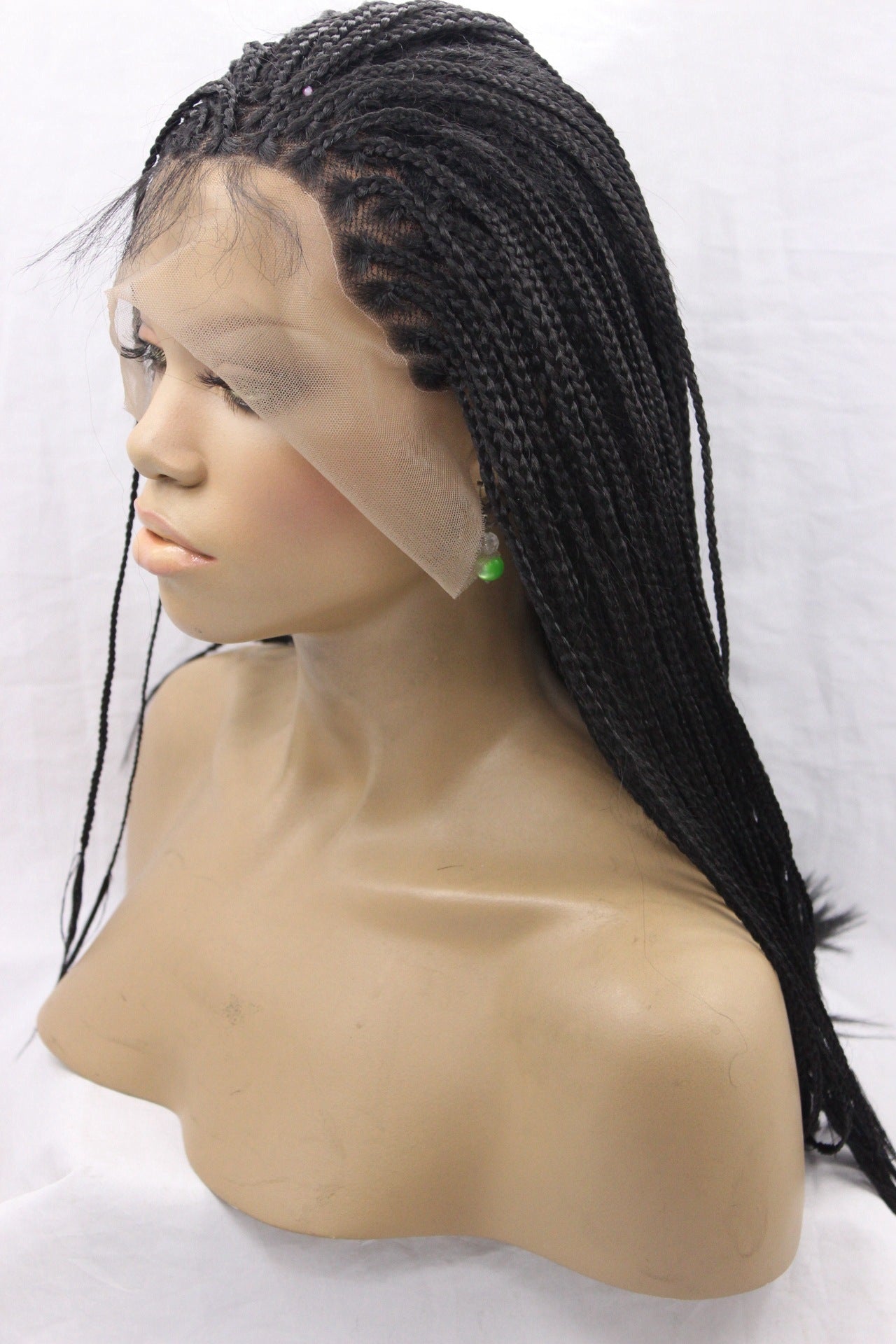 Black scorpion hair, front lace wigs