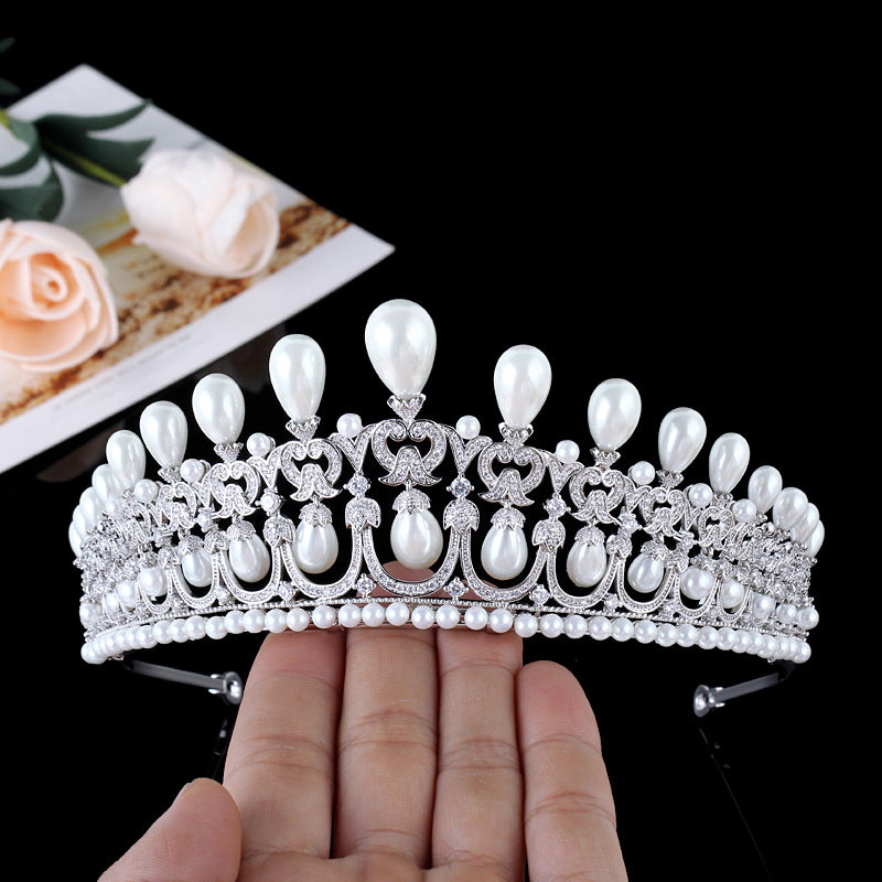 Pearl and Crystal Crown